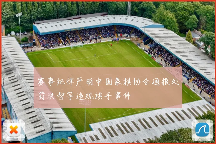 赛事纪律严明中国象棋协会通报处罚洪智等违规棋手事件